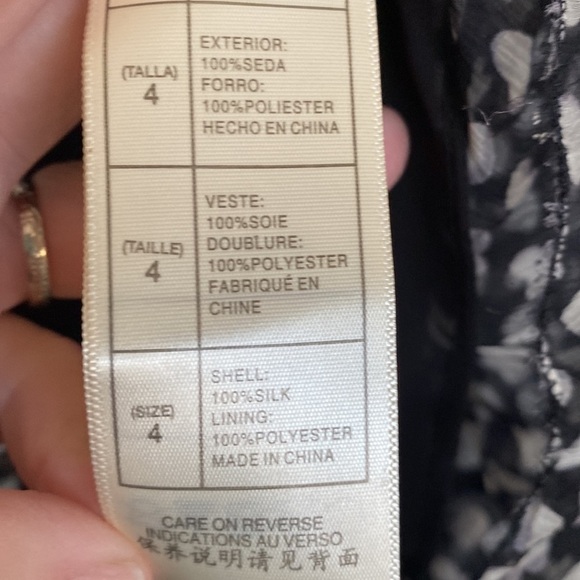 Leon Max Limited Edition Hearts 100% Silk Empire Waist Halter Dress, Size 4 - Picture 5 of 14